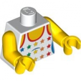 LEGO Minifig weiblicher Torso Regenbogen (988) P11