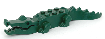 LEGO Krokodil dunkelgrün (6026) V09