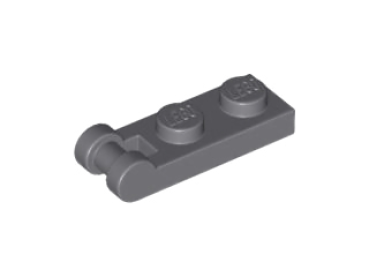 LEGO Platte 1x2 mit Querhantel dunkelgrau (60478) O07