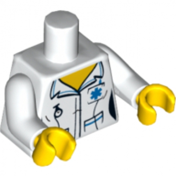 LEGO Minifig Torso white "EMT" (333) P05