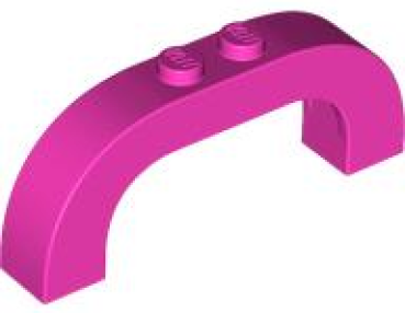 LEGO Bogen 1x6x2 dunkel pink (6183)