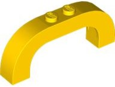 LEGO Bogen 1x6x2 gelb (6183) BG