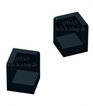 QMAN Paneel / Eckfliese 1x1 schwarz (QM6231)