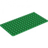 LEGO Grundplatte 8x16 grün  (3865)
