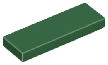 LEGO Fliese 1x3 dunkel-grün (63864) j1