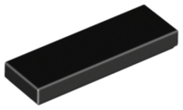 LEGO Fliese 1x3 schwarz (63864)
