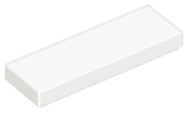 LEGO Fliese 1x3 weiss (63864)