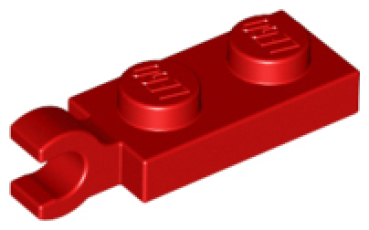 LEGO Platte 1x2 Clip horizontal rot (63868) O06