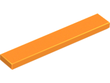 LEGO tile 1x6 orange (6636) L1