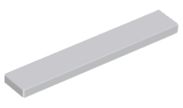 LEGO Fliese 1x6 hell-grau (6636) L2
