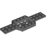 LEGO Auto Bodenplatte 4x12x3/4 mit 4x2 Center dunkel-grau (52036)