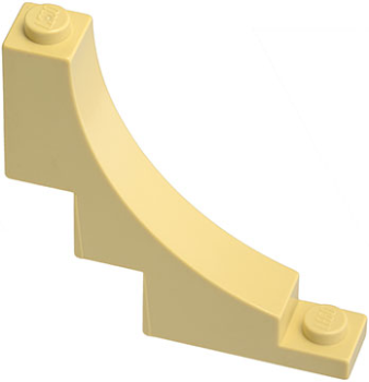 LEGO Arch 1 x 5 x 4 Inverted tan (30099)