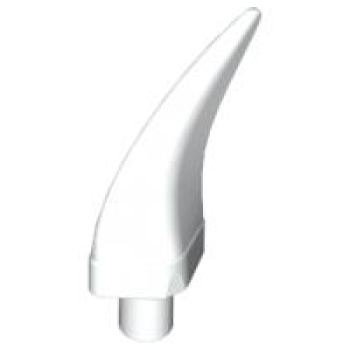 LEGO Tier Teil Horn/Kralle weiss (87747) V09