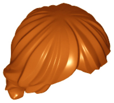LEGO Hair men dark-orange (92746) T08