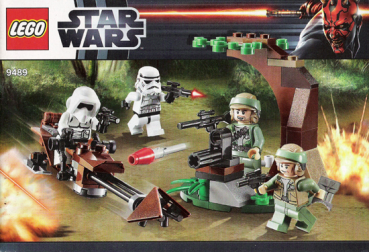 LEGO Bauanleitung Star Wars "Endor Rebel Trooper & Imperial Trooper Battle Pack"  (9489)
