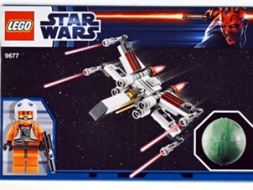 LEGO Bauanleitung Star Wars "X-wing Starfighter & Yavin 4"  (9677)