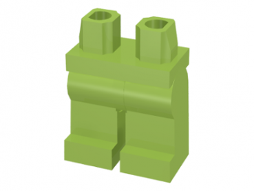 LEGO Legs assembly lime (731) S10
