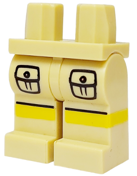 LEGO Legs assembly tan with pockets (0122) S15