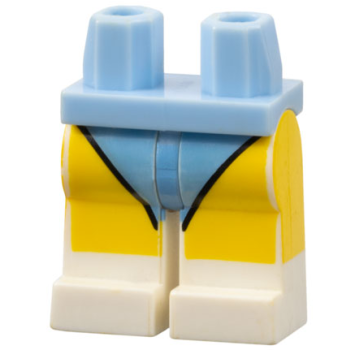 LEGO Legs bright light blue Ice Skater S15