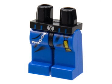 LEGO Minifig Legs blue with flashlight and chain S14