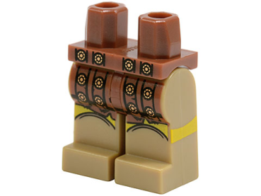 LEGO Legs assembly Gladiator tan/brown  S16