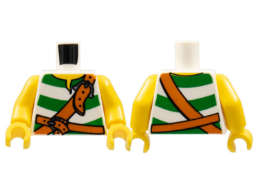 LEGO Minifig Torso Pirat (1693) Q08