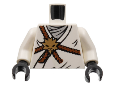 LEGO Minifig Torso Ninjago Zane  (2637) R08