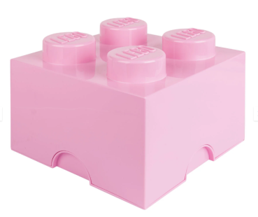 LEGO Stein XXL Box 2x2 rosa (4003)
