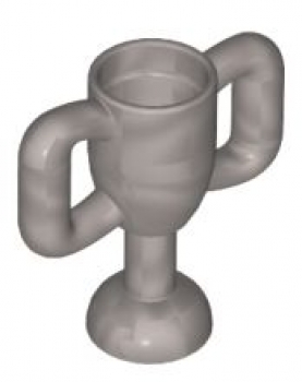 LEGO Minifig trophy cup flat silver (10172) T09