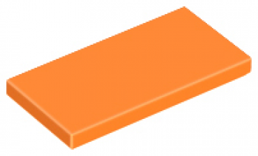 Q-Bricks Fliese 2x4 orange (QB87079)