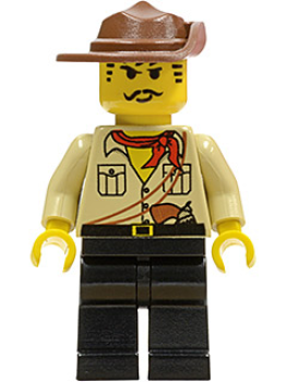 LEGO  Adventurers: Desert: Johnny Thunder (010) X08
