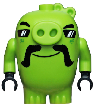 LEGO Minifigur Angry Birds Biker Pig (007) V15