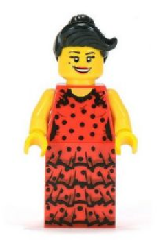 LEGO Collector Serie #6 Flamenco Dancer (col086) Z07