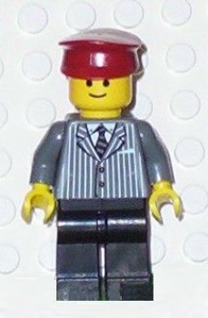 Preview: Minifigure Conductor striped suit (032) U16