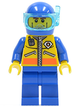 LEGO City Minifigur Küstenwache Taucher 1 (0068) U15