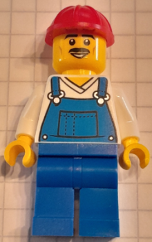 LEGO City Minifigur Bauarbeiter (1601) U14