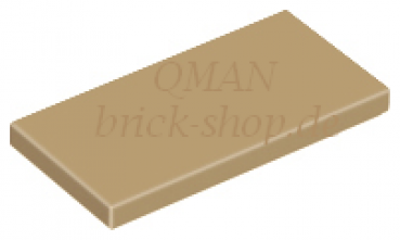 QMAN Fliese 2x4 dunkelbeige (QM87079177)