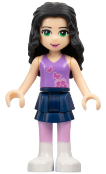 LEGO Friends Emma Lavendel m weissen Stiefel (frnd0007) W15