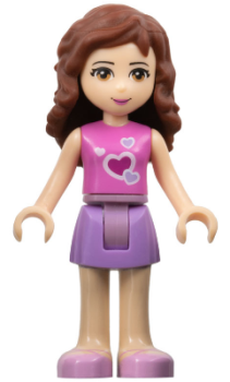 LEGO Friends Olivia pink/lavendel (frnd0017) W15