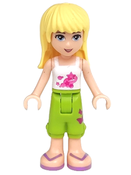 LEGO Friends Stephanie weiss/limette (frnd0028) W15