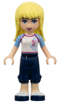 LEGO Friends Stephanie white/blue (frnd0036) W15