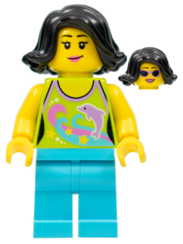 LEGO Holiday & Event: Easter: Female Lime Top (089) X08