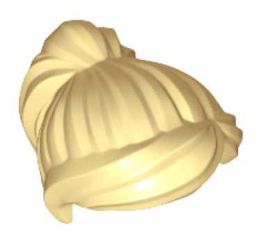 LEGO Hair female short ponytail tan (18227) T07