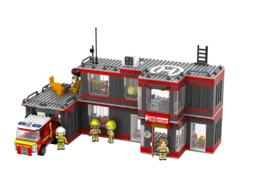 Preview: Kiddicraft Bricity Feuerwehrstation (KC1206)