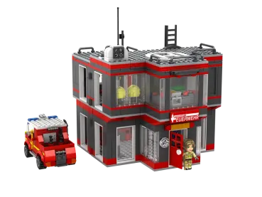 Preview: Kiddicraft Bricity Feuerwehrstation (KC1206)