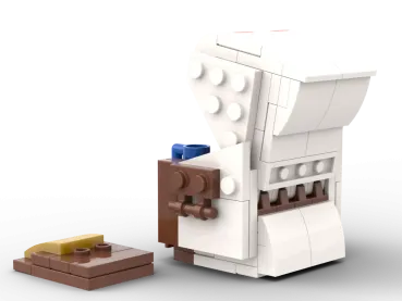 Preview: Kiddicraft Set Figur mit Strandkorb (KC1303)