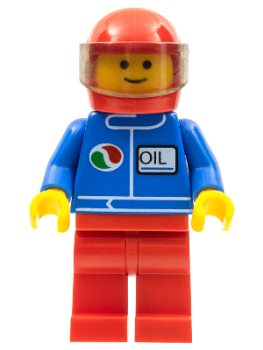 LEGO City Minifigur Octan mit Helm (oct051) U13