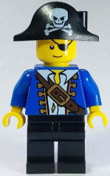 Minifigure Pirates blaue Jacke (pi102) X14
