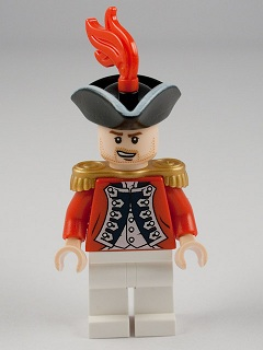 LEGO King George's Officer (poc018) X13