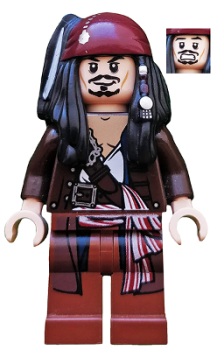 LEGO Captain Jack Sparrow (poc034) X13